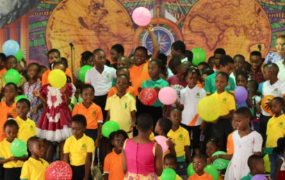 all Grace Temple children performing performing together